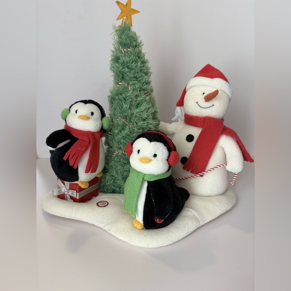 Hallmark Other - Hallmark Jingle Pals Very Merry Trio-2006-Singing Snowman and Two Penguins